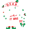Santa Weihnachten Hund Akbash