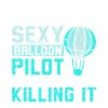 Pilote de montgolfière sexy