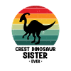 Paleontology Teacher and Parasaurolophus Motif