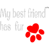 My best friend has fur