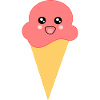 Eis Eiscreme Erdbeereis