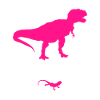 Min tante Din tante Dinosaur Super Tante