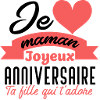 Joyeux anniversaire maman