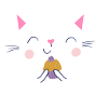 Blaubeermuffin Katze