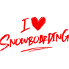 I love snowboarding