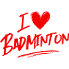 I love badminton