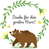 Kranz mit Bär