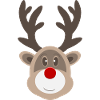 Christmas Reindeer - Red Nose