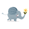 Cute elephant