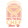 Chef saying gift funny cook
