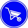 Wheelbarrow symbol