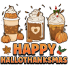 Hallothanksmas Coffee Halloween Christmas