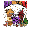 Hallothanksmas Café Latte Halloween Noël