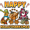 Hallothanksmas Halloween Christmas Thanksgiving