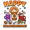 Hallothanksmas Café Latte Halloween Noël