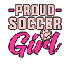 Fière footballeuse