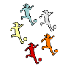 Goal football girls' game