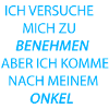 benehmen onkel hellblau