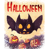 Halloween bat