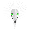 Bird Skull dämonisches Leuchten