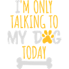 only talking to dog
