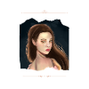 Woman in the moonlight