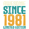 Awesome Since 1981 limited edition.