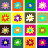 Happy Flower Tiles