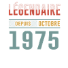 Légendaire Depuis Octobre 1975 Anniversaire