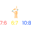 my game: 7:6 | 6:7 | 10:8