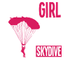 Skydiving Girl Hobby Gift