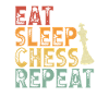 Eat Sleeping Chess Repeat Retro