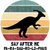 Dinosaur Motif for Paleontologists