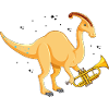 Dinosaur Motif for Paleontologists