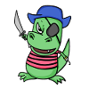 Dinosaur Pirate pour les enfants