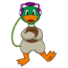 Duck Headphone Music