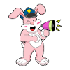 Bunny Policeman Microphone Police