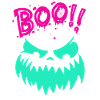 Halloween Scary Face, Boo