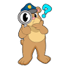 Bear Policeman Lupe