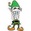 Chef Elf Partnerlook Weihnachten