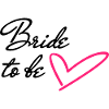 Bride to be | Heart