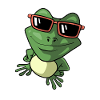 Cool frog