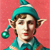 The mischievous Christmas elf