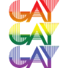 Gay gay gay - Rainbow