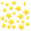 NEW DESIGN: Stars (Gold)