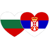 Bulgarie Serbie Drapeau Cœur
