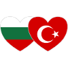 Bulgarie Turquie Drapeau Cœur