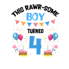Parasaurolophus Boys Design Birthday Party
