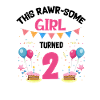 Parasaurolophus Girls Design Birthday Party