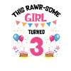 Parasaurolophus Girls Design Birthday Party